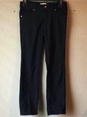 Circo Pants Girls Y2K Black Straight Leg Casual Preppy Pants Girls Size 6